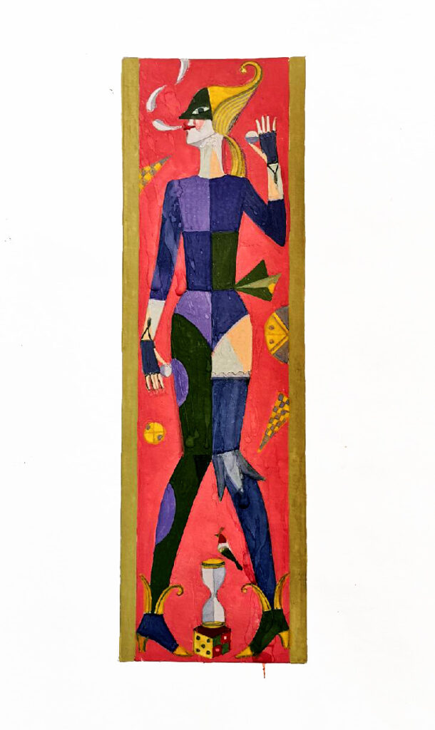 32. Эскизы театрального костюма ХХ, гуашь/бумага, 38,5х20см.,1980-2008 гг.